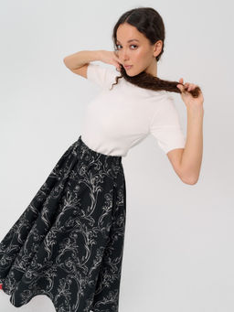 Юбка женская 12421-38003 black - Maxroses фото 6