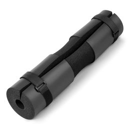 E42120 Накладка на штангу анатомическая с ремнями (черная) / D34449