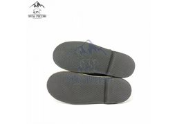 Монголки детские черные, войлочная подошва