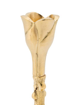 Подсвечник № П686/1(полиш) Роза на 1 свечу 2 шт/упак - Ганг фото 4