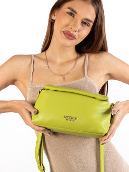 LACCOMA сумка Королина-Л815-лайм эко кожа хлопок фото 8