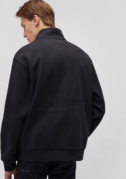 Mavi Pro Yar? Fermuarl? Siyah Sweatshirt