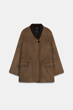 OVERSIZE WOOL BLEND BLAZER ZW COLLECTION - Zara фото 8