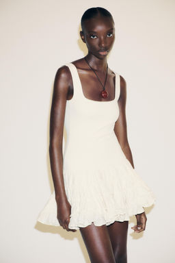 VOLUMINOUS COMBINED DRESS - Zara фото 3