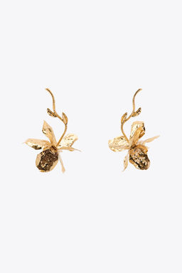TEXTURED FLOWER EARRINGS - Zara фото 2