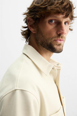 TEXTURED COMFORT OVERSHIRT - Zara фото 6