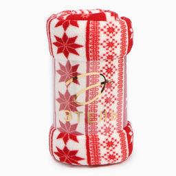 Плед Этель. Новогодний узор, 150?200 см, корал-флис