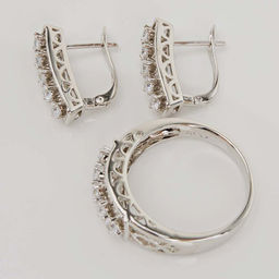 XUPING Кольцо/Серьги с английским замком арт. 28 0257 (id 280301) - Rada фото 2