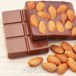 Шоколад молочный Жареный миндаль и ваниль - Мариславна фото 2