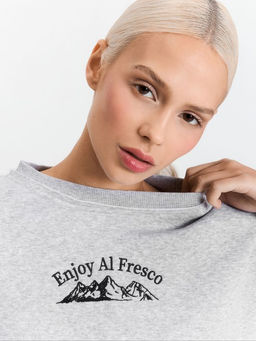 10200170189 Джемпер жен. Maura серый меланж - Concept club фото 8