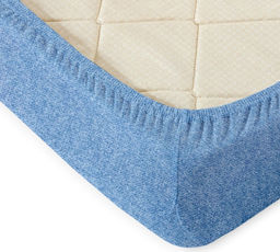 2977/0-БЧ Простыня на резинке 220*200*25 цв. бирюза рис. 592658 - Текс-дизайн фото 2