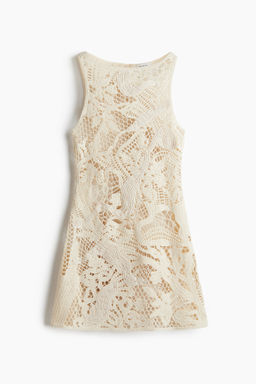 Vestido efecto crochet