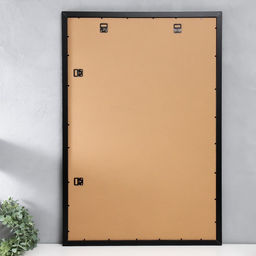 Фоторамка для фото 60×90 см Ellis, МДФ, с паспарту, чёрный, (пластиковый экран)