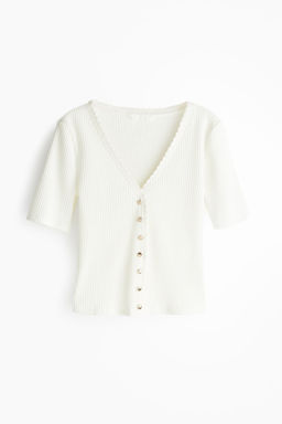 Top de canale con botones - H&m фото 5