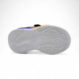 LED - кроссовки С7221-10 серо оранжевые - Sport фото 3