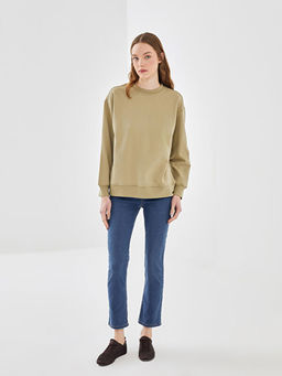 Bisiklet Yaka Kad?n Sweatshirt