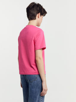 Футболка Mark Formelle маджента из хлопка фото 7