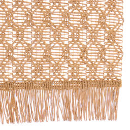 Цена за 2 шт. Салфетка на стол 30*45см "Бохо" плетеная, коричневая