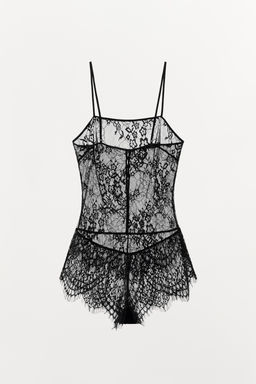STRAPPY LACE JUMPSUIT - Zara фото 5