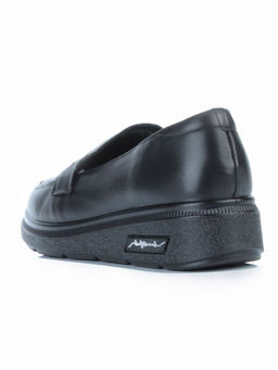 03-5317 BLACK Полуботинки женские (натуральная кожа)