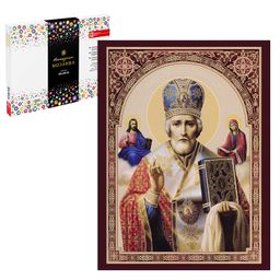 Набор для творчества Алмазная мозаика арт. 59809 / 20 СВЯТОЙ НИКОЛАЙ размер: 30*40 см