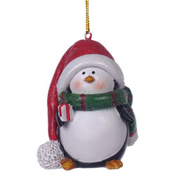 Фигурка декоративная подвесная "Пингвин", L5 W5 H6,5 см, 2в.