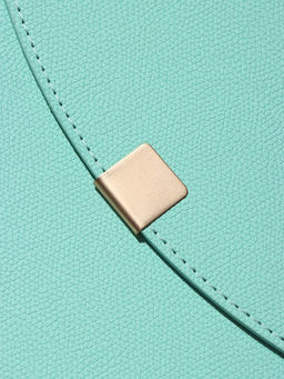 Органайзер на кольцах, A5, с клапаном, 80 листов, в линейку, искусственная кожа, бирюзовый - Simaland фото 4