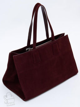 Сумка женская кожаная 1008MF wine red Polina&Eiterou