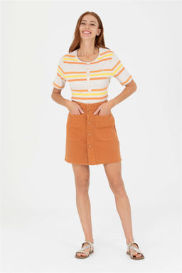 Женская футболка с круглым вырезом в виде плитки Неожиданная скидка в корзине - U.s. polo assn фото 4