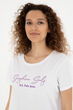 U. S. Polo Assn / Женская белая футболка - U.s. polo assn фото 2