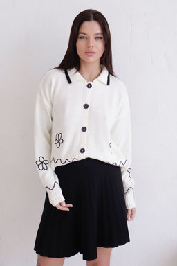 12068 Юбка чёрная вязаная - Martichelli фото 3