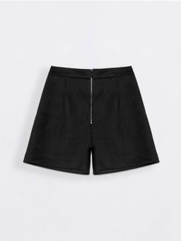 CONTE Замшевые шорты А-силуэта ROYAL STYLE black black