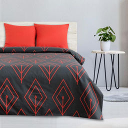 Постельное бельё Этель дуэт Коралловый лепесток 143х215 см - 2 шт., 240*220 см, 70х70 см - 2 шт., поплин 125 г/м