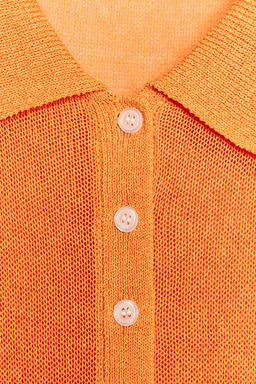 PLAIN KNIT POLO TOP - Zara фото 8
