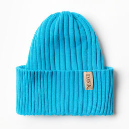 Шапка женская MINAKU Бини цвет бирюза, размер 56-58