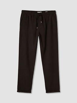 Standart Kal?p Pileli Erkek Pantolon