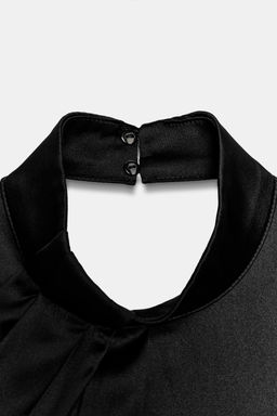 VESTIDO CORTO SATINADO / Negro - Zara фото 8