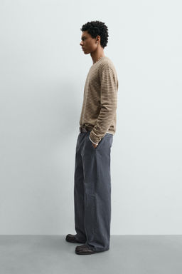 JERSEY JACQUARD RAYAS / Tostado - Zara фото 4