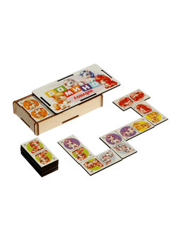 Домино деревянное «Лошадки», 6×3 см