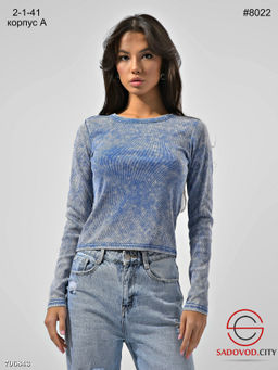 Женская кофта (ткань рубчик) - Bruno фото 3