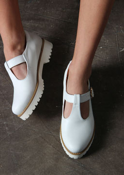 Туфли полуботинки 1004.sigmaw. белый