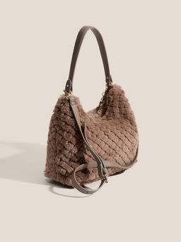 Женская сумка на плечо MARCO TOZZI Артикул 4654888, серо-коричневый - Armani exchange фото 3