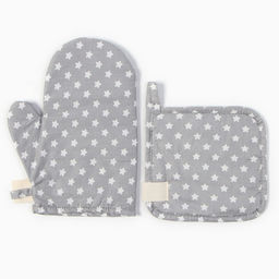 Набор кух. Этель Звёзды: варежка 20х28 см, прихватка 19х19 см, 80% хл, 20% пэ  фото 3