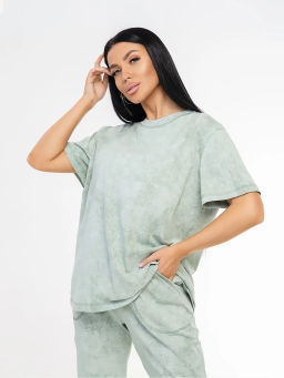 Костюм женский, цвет зеленый