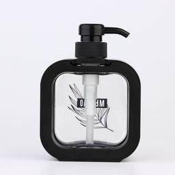 Дозатор для жидкого мыла Эстетика, черный, 300 мл. - See you home фото 3