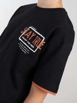 CRB wear / CWJB 63983-22-426 Футболка для мальчика,черный  фото 3