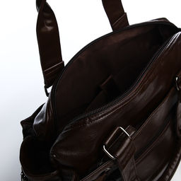 Сумка мужская, цвет коричневый - Simaland фото 4