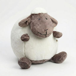 Подушка декоративная арт.1184692-12 Овечка БЯША шерсть