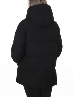 YR-6616 BLACK Куртка зимняя женская (150 гр. холлофайбер)