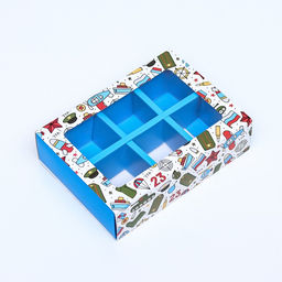 Коробка для конфет 6 шт, Мужской день 13,7 х 9,8 х 3,8 см - UPAK LAND фото 3